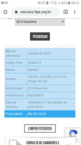 Renault Clio Authentique 1.0 16V (Flex) 4p 2013 - Foto 8