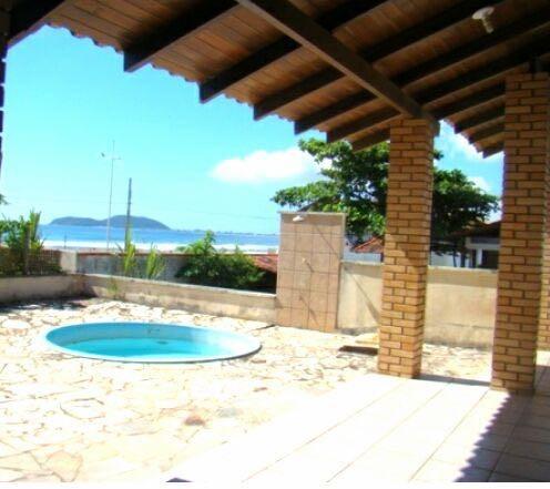 Casa em São Chico, Itaguaçu* piscina e de frente para o mar