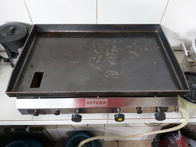 Chapa de aço escovado