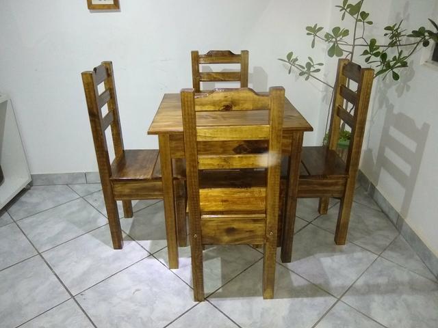 Mesa com 4 cadeiras conjunto Cintia plus direto da fábrica - Foto 4