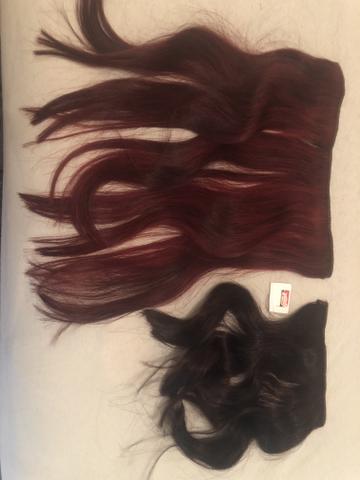Cabelo humano - mega hair tic tac