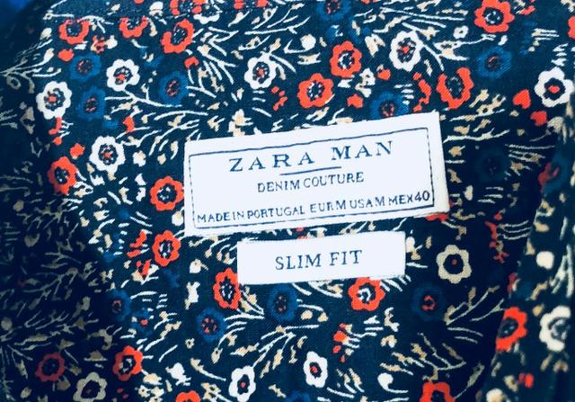 Camisa importada Zara Paris slim fit - Foto 4