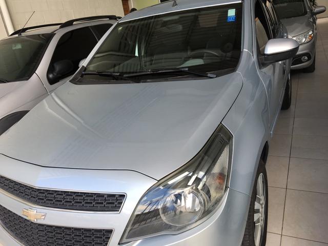 GM - ÁGILE LTZ 1.4 ano 2013, pneus novos, REVISADO, ÚNICA DONA - Foto 9