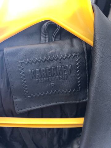 jaqueta de couro kareakey