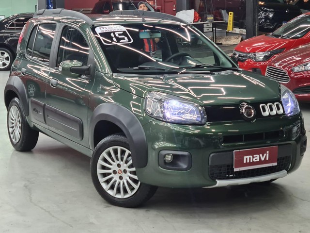 FIAT UNO 2015 WAY 1.4 8V FLEX E MANUAL COMPLETO E NOVISSÍMO BAIXA KM