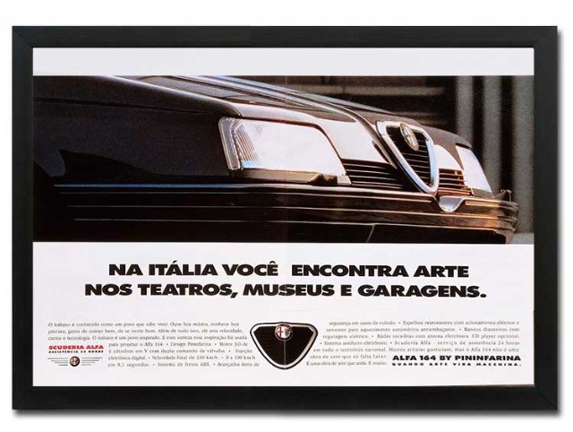 Alfa Romeo 164 - Quadros decorativos - Foto 2