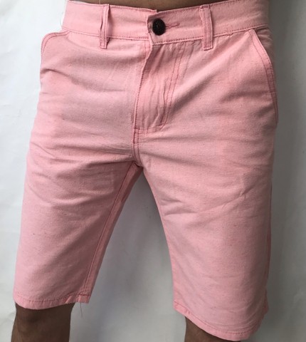 Bermuda jeans com elastano masculina - Foto 4
