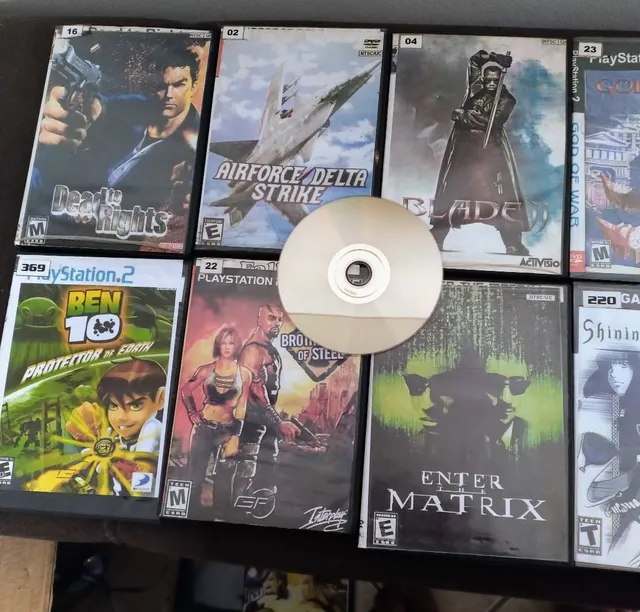 50 dvds jogos de Ps2 - Playstation 2 - Paralelos, todos