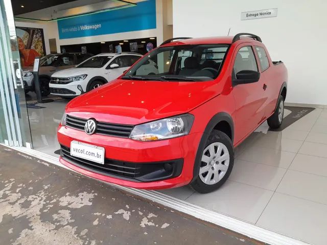 Comprar Picape Volkswagen Saveiro 1.6 16v G6 Cross Cabine Dupla Flex  Vermelho 2015 em Bauru-SP
