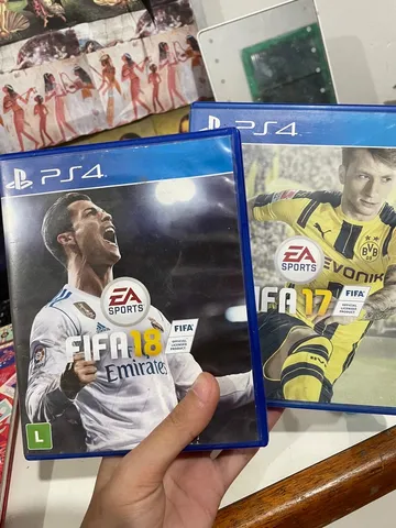 JOGO PS4 FIFA 18 MÍDIA FÍSICA SEMI NOVO USADO