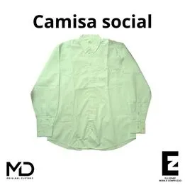 Camisa Social Masculina - Manga longa
