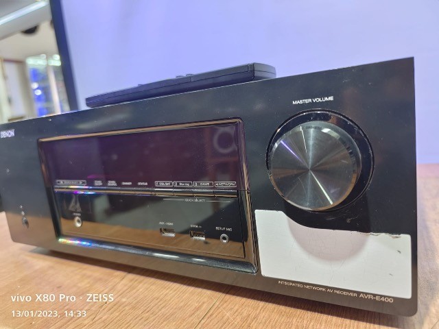 Receiver Denon Avr-e400 Com Controle Funcionando 100%!! - Foto 2