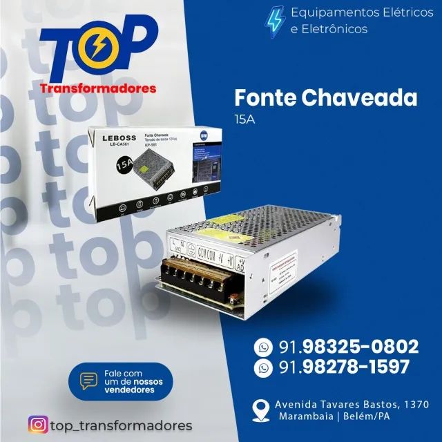 Fonte Chaveada 15A 180w