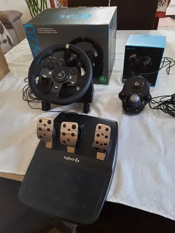 Volante Logitech G920, Pedais, Câmbio