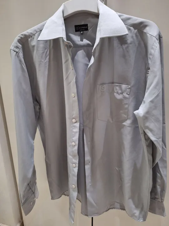 Blusa social masculina, marca Cunha, tamanho 4, excelente qualidade
