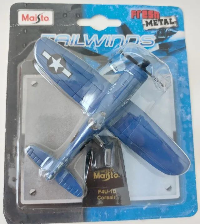 Avião miniatura de metal Maisto (11cm) - F4U-1D Corsair - Foto 2