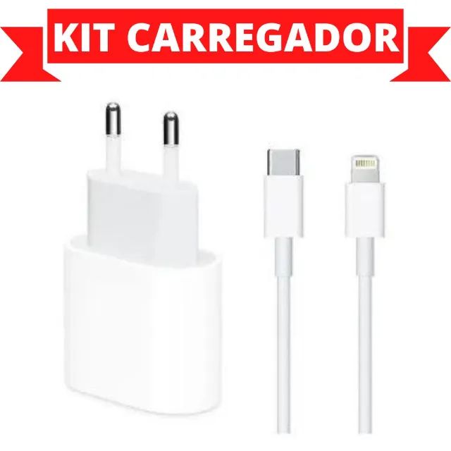 Kit Carregador Usb-C Turbo para iPhone Novo com Entrega FULL!