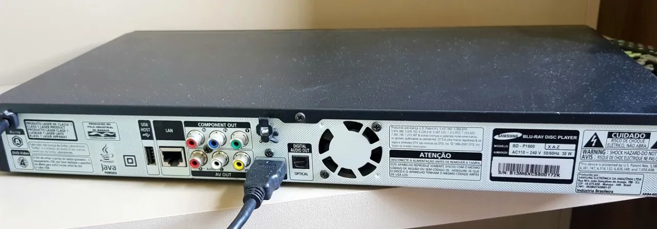 Blue Ray Player Samsung BD-P1600 !!!!! - Foto 2