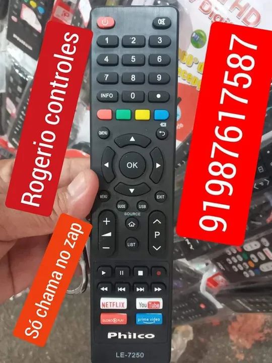 Controle Remoto Philco LE-7250