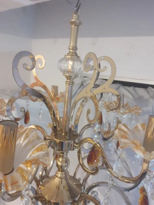 Lustre Candelabro - 15 Lâmpadas - Foto 4