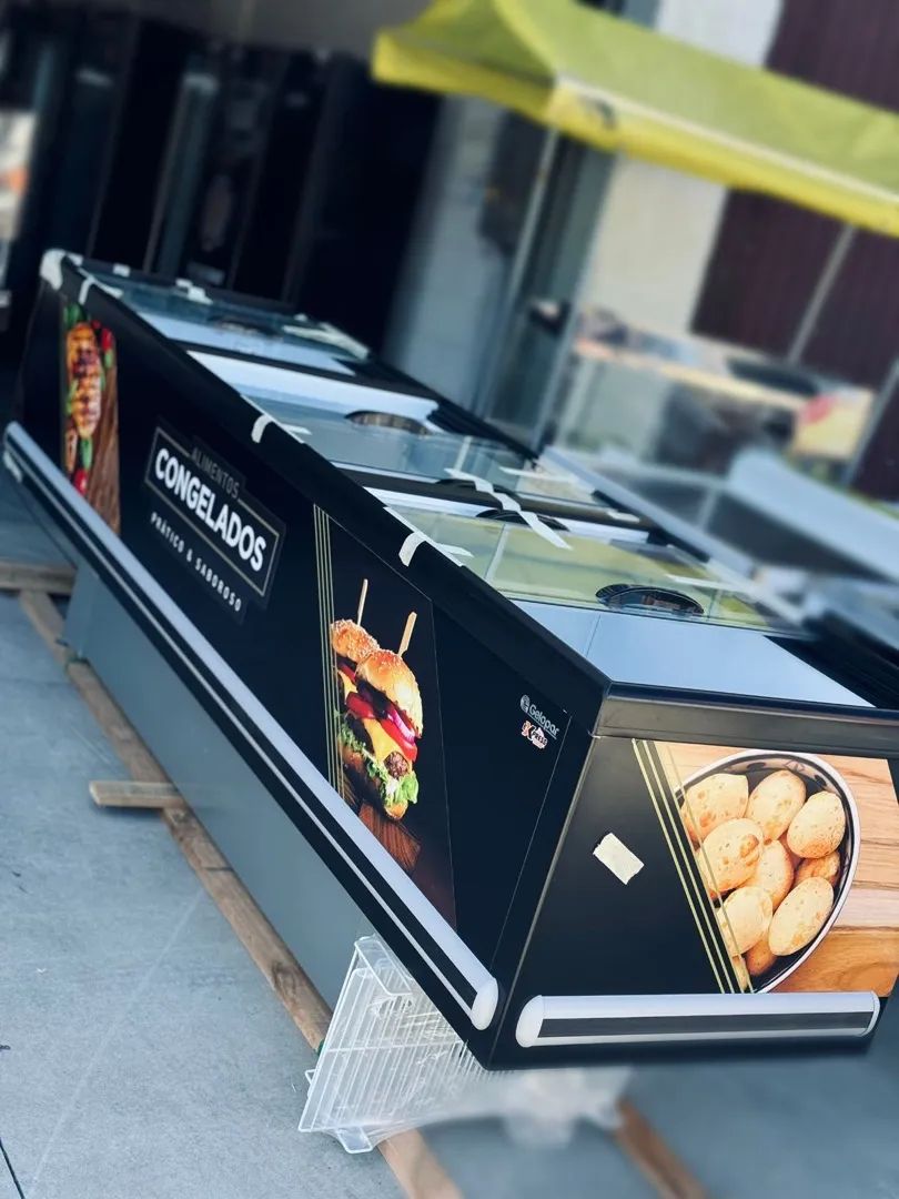 Ilha para congelados 2,9 metros gelopar (Alef)