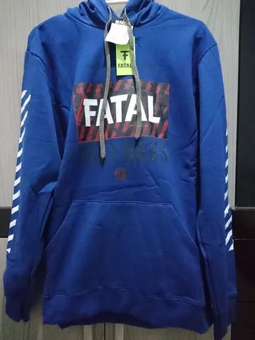 Moletom fatal original azul