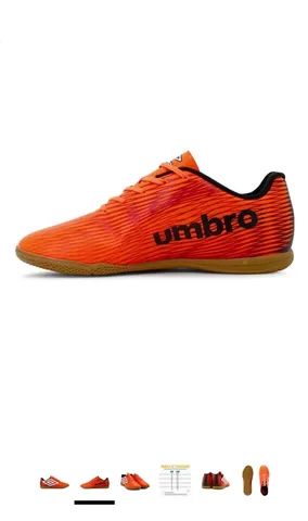 Chuteira Umbro Tam 41 Frame Futsal Laranja! Novo! - Foto 2