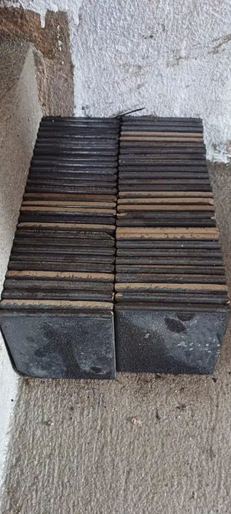 Lote Pastilhas Iasa Preto 10 x 10 Retrô Rara - Lote Com 56 peças - Foto 4