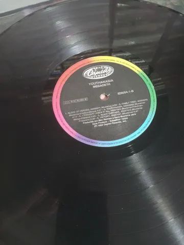 Lp MEGADETH YOUTHANASIA 1994 Vinil - Foto 5