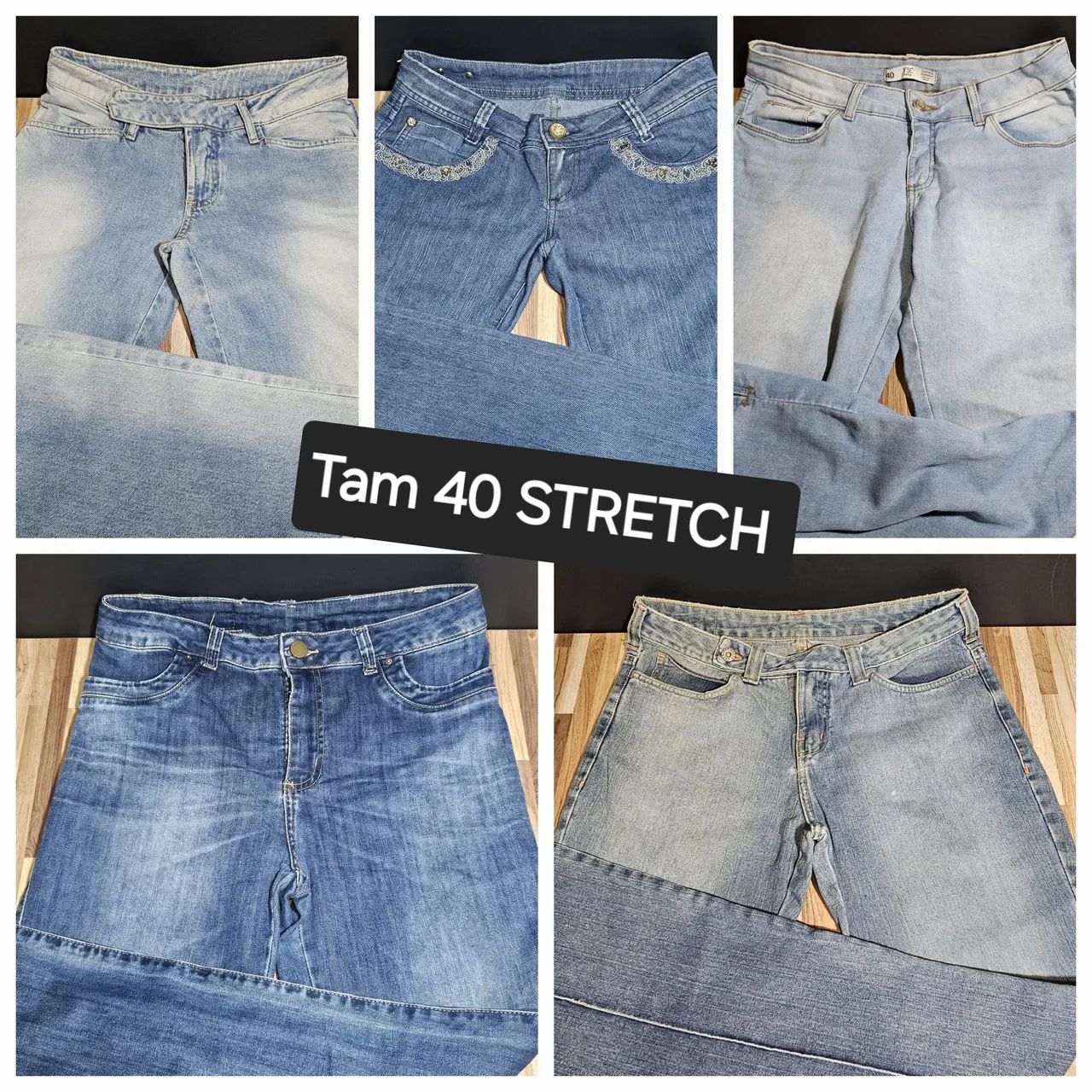 Calças Stretch 40 Grandes Marcas 