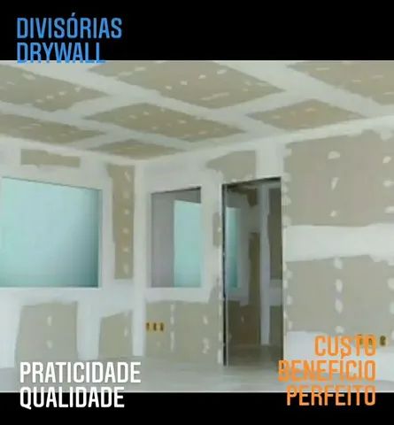 Divisórias Parede em Drywall Gesso Acartonado - Foto 2