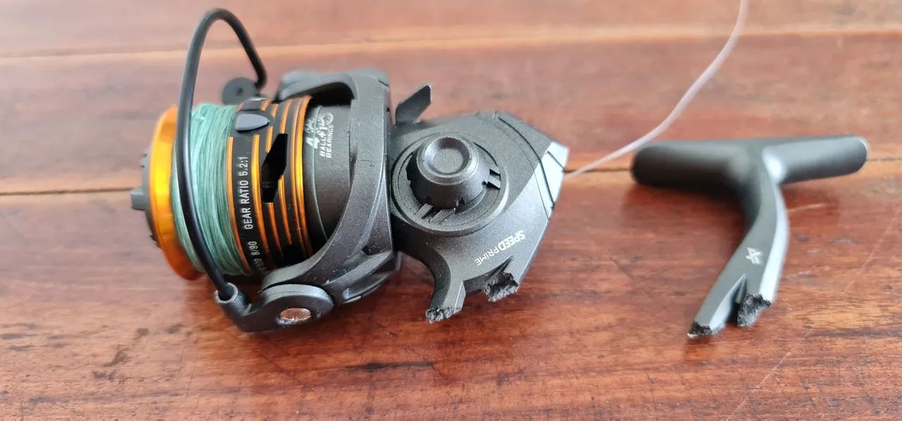 Peças Molinete Albatroz Speed Prime 800 Ultra Light - Foto 2