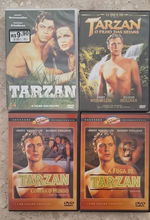 Coleção de DVDs Tarzan - 9 Filmes  - Foto 3