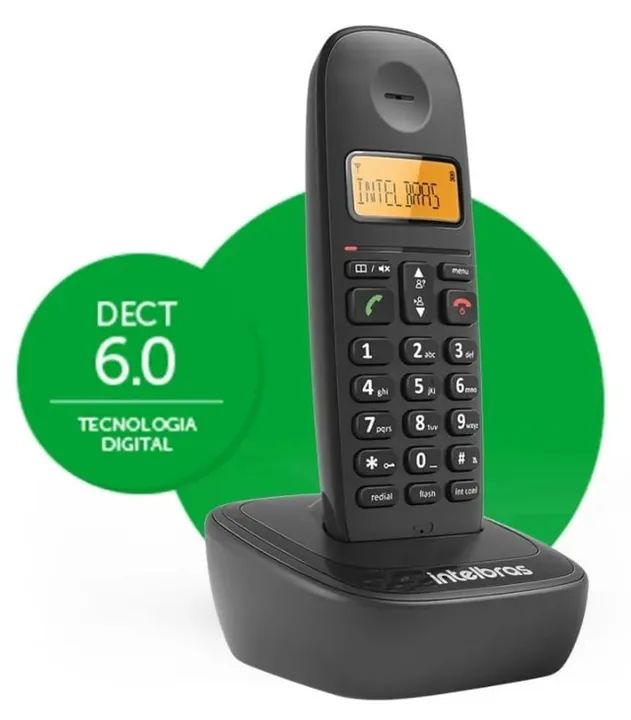 telefone sem fio digital intelbras ts 2510 bivolt