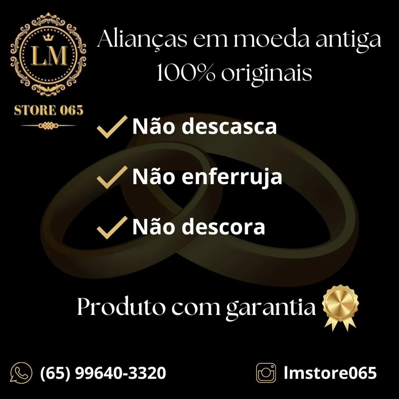 LINDAS ALIANÇAS EM MOEDA ANTIGA 