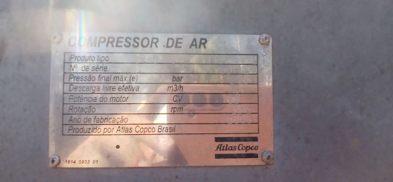 Compressor de Ar Atlas Copco GX5FF - Foto 5