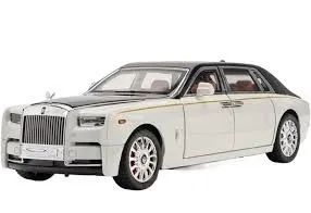 Miniatura Rolls Royce Phantom Phantom Limousines Miniatura Metal C 1/18   29cm Carro - Foto 3