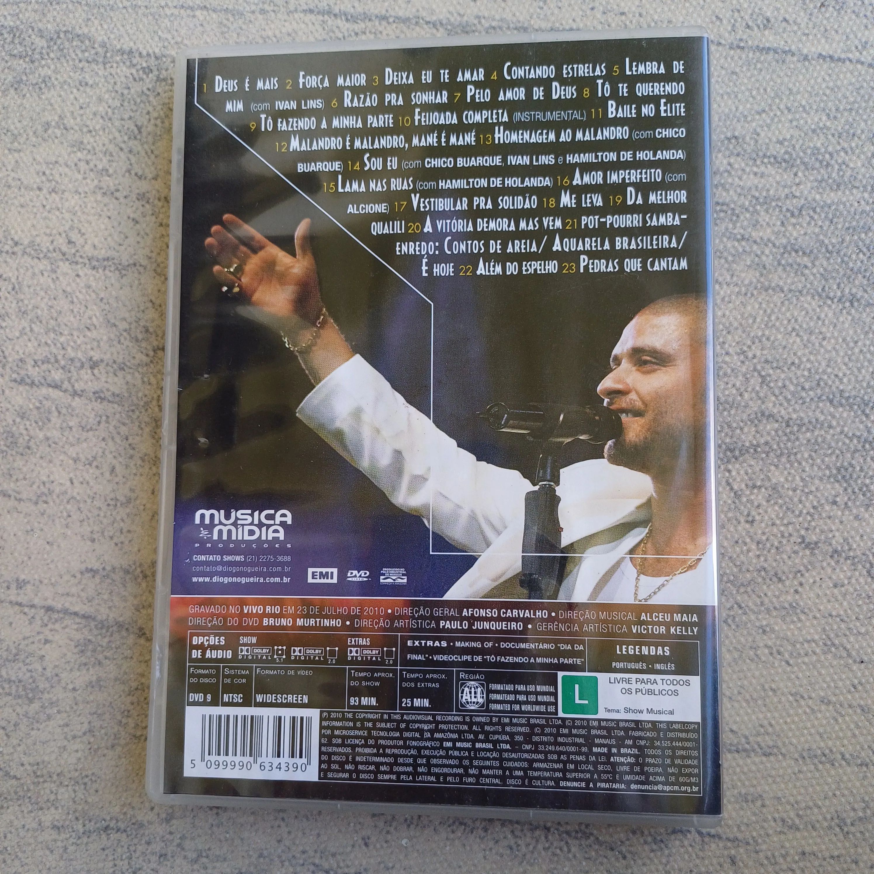 DVD Diogo Nogueira - Sou Eu Ao Vivo - Foto 3
