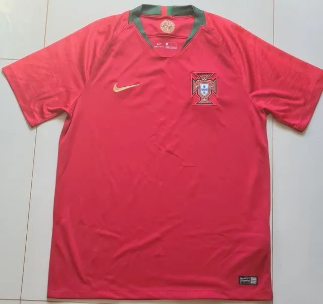 Camisa Portugal Nike Vermelha 2018 Tamanho G