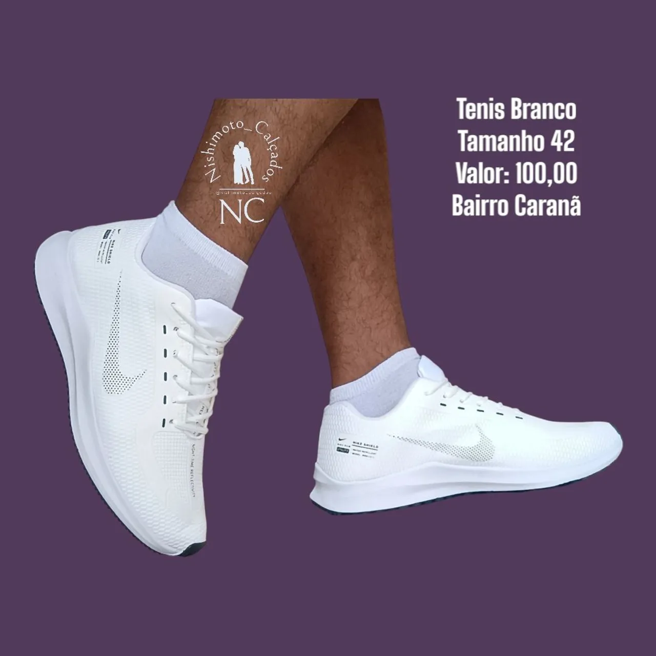 Tênis esportivo Branco n°42