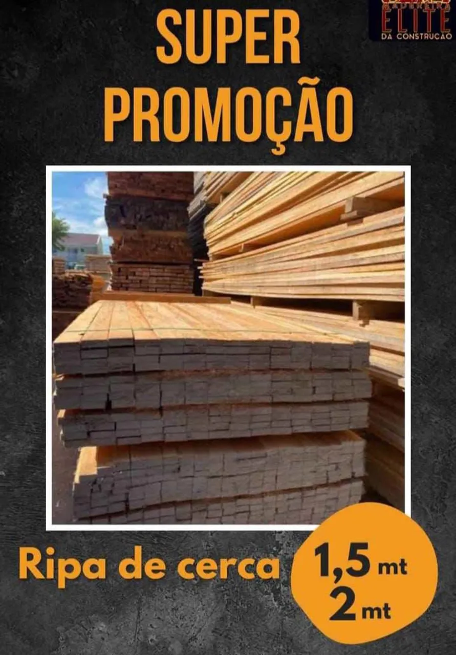 Ripa de cerca em Super Promoção! E outros tipos de madeiras