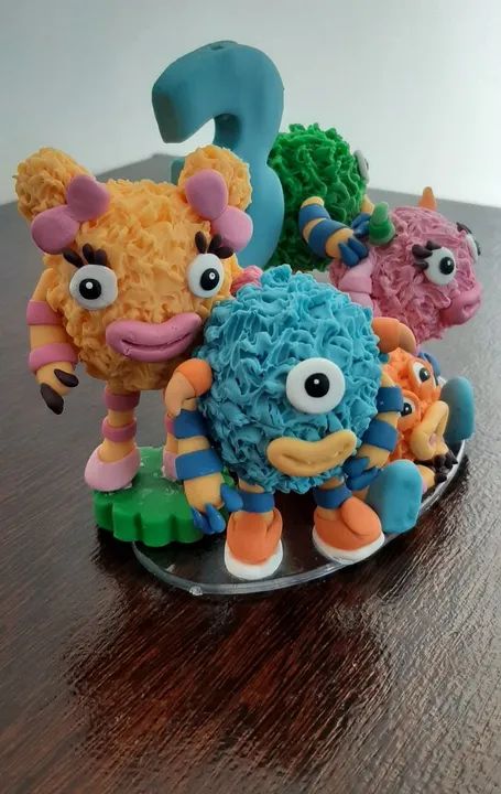 Vela de biscuit Momonstros - Foto 3