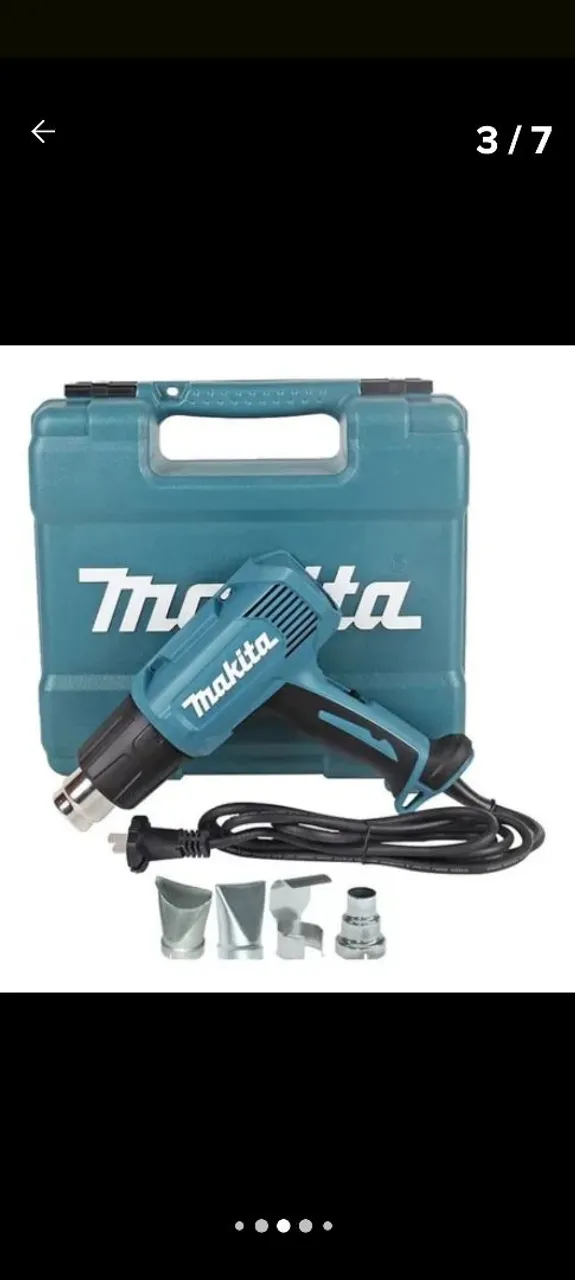 Soprador Térmico Makita com Acessórios - Novo