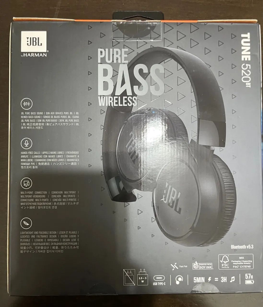 Fone de ouvido JBL Tune 520BT - Sem Fio - Foto 2