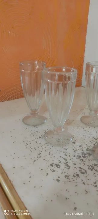 Jogo de 4 Copos para milk sheke 