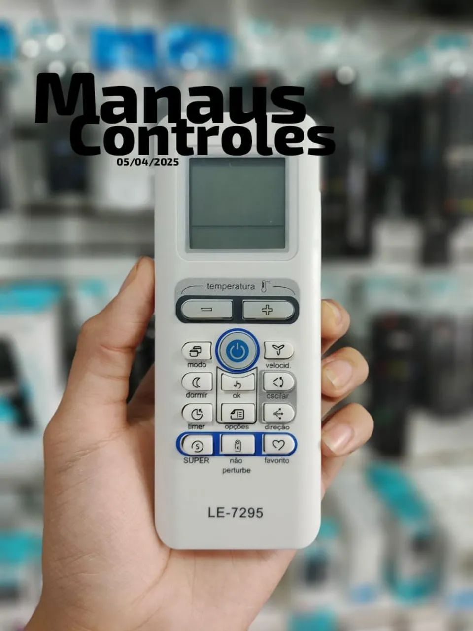 Controle de Ar Condicionado Springer Midea ( Pilhas de Brinde )
