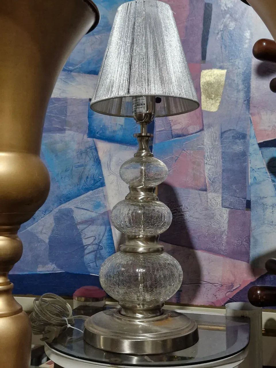 Abajur em Cristal Murano - Foto 2