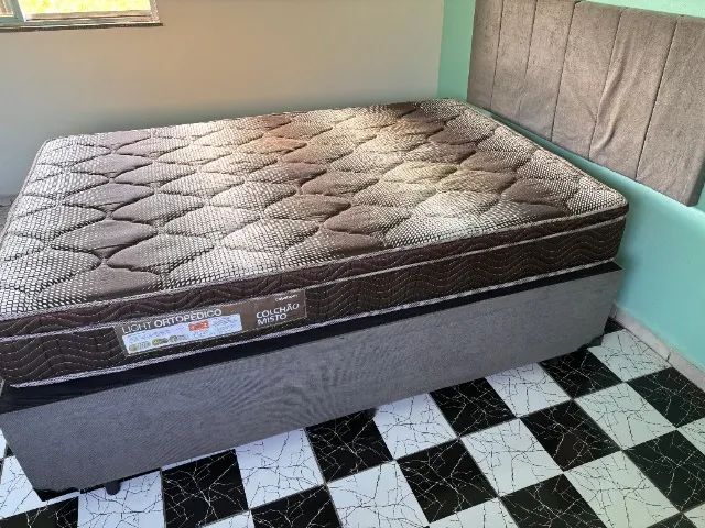 cama box com baú ortobom - Foto 3