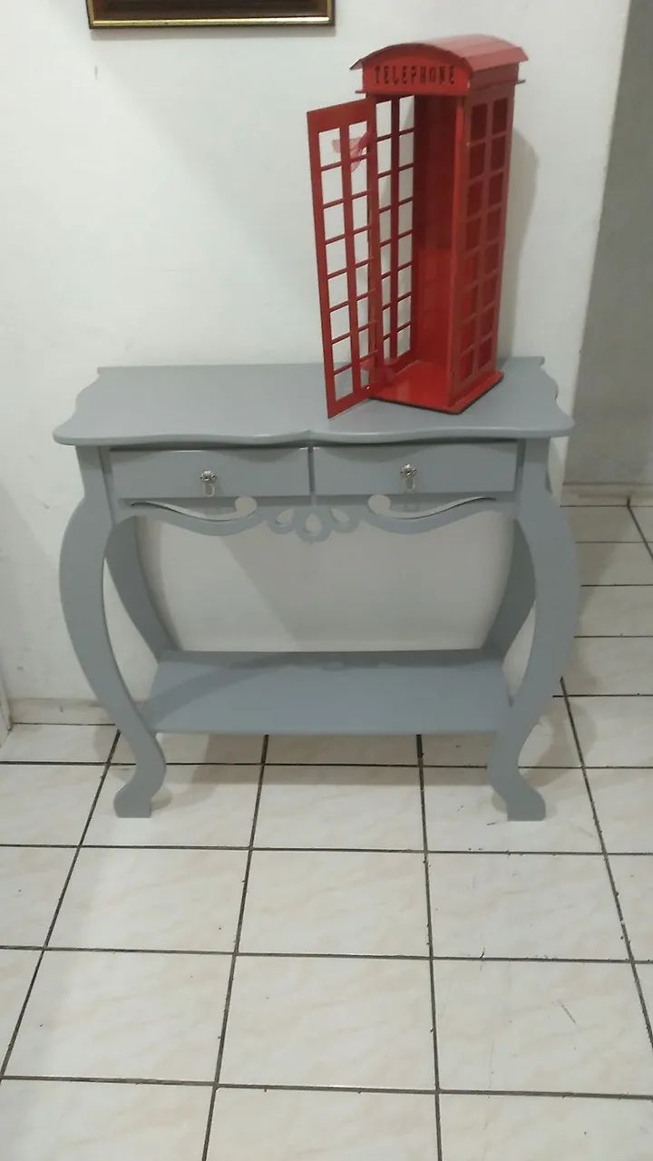Aparador ótimo estado mais depósito decorativo de banheiro para papel