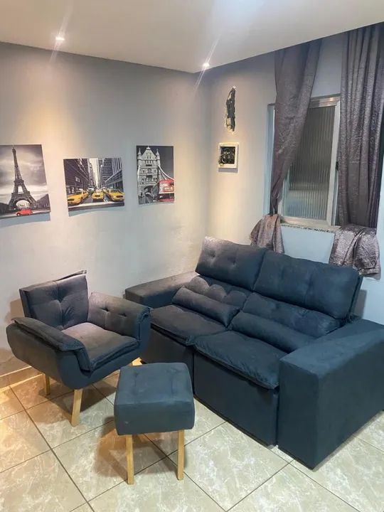 Sofá e Poltrona Confortáveis